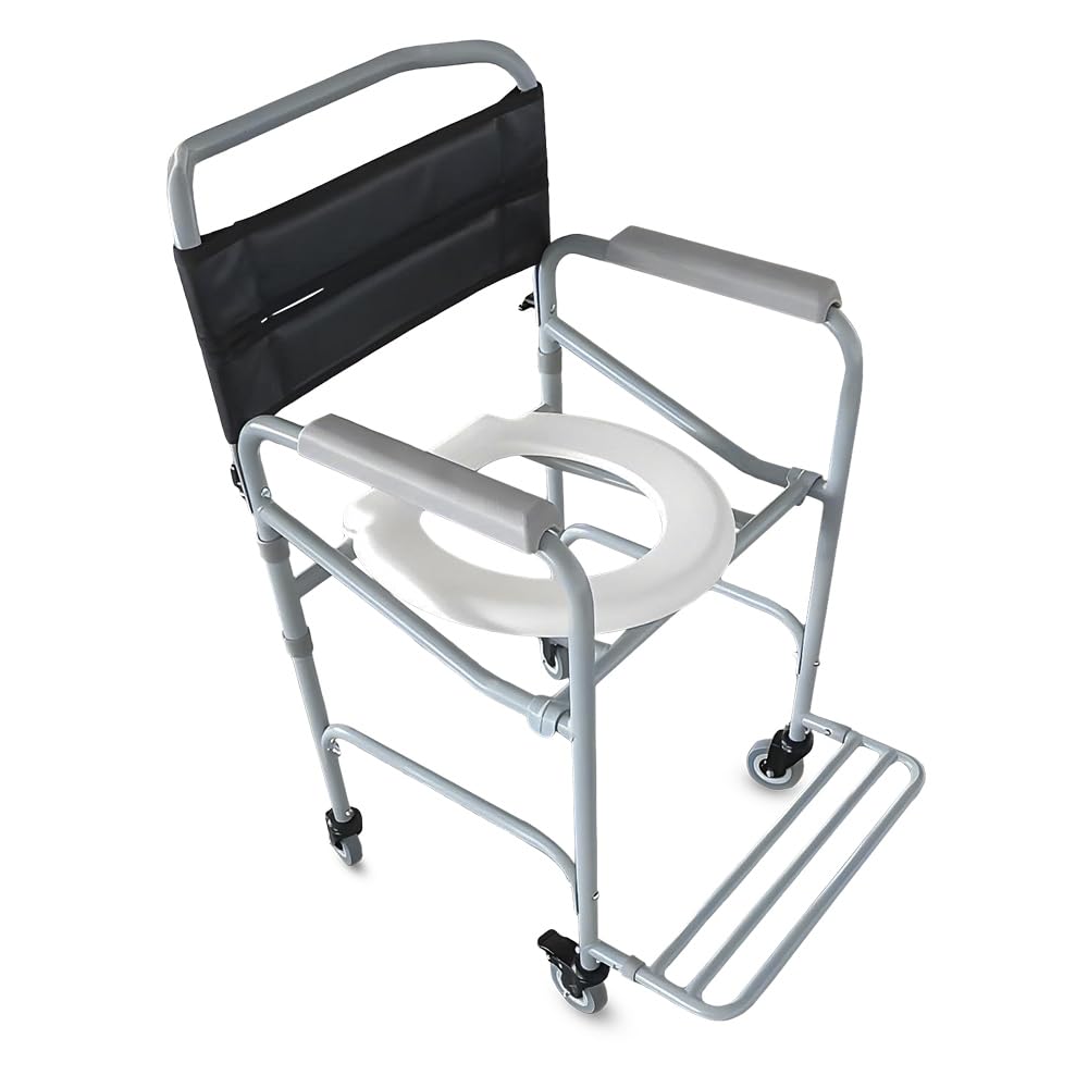 Cadeira De Banho Aço Suporta 120 Kg Conforto Desmontável