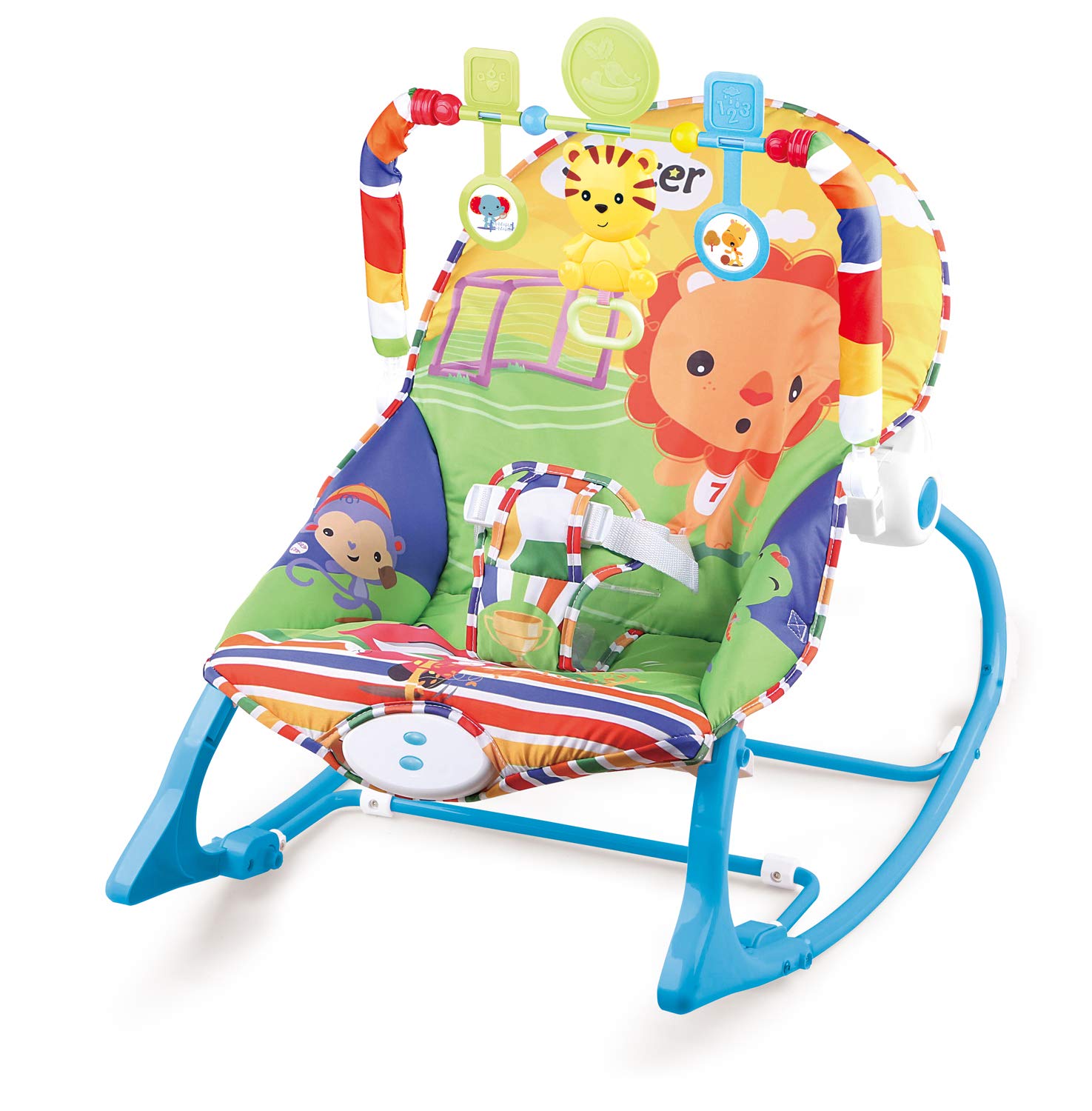 Cadeira de Descanso e Balanco Lion Friend Cinto 5 Pontos Até 18kg - Baby Style