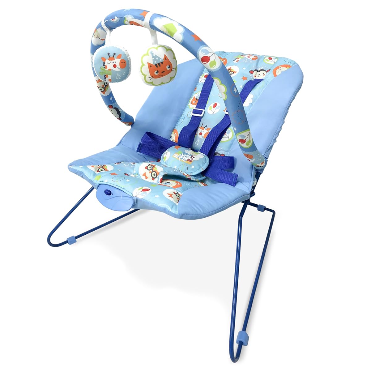 Cadeira de Descanso e Balanco Azul Cinto 5 Pontos Até 11kg - Baby Style