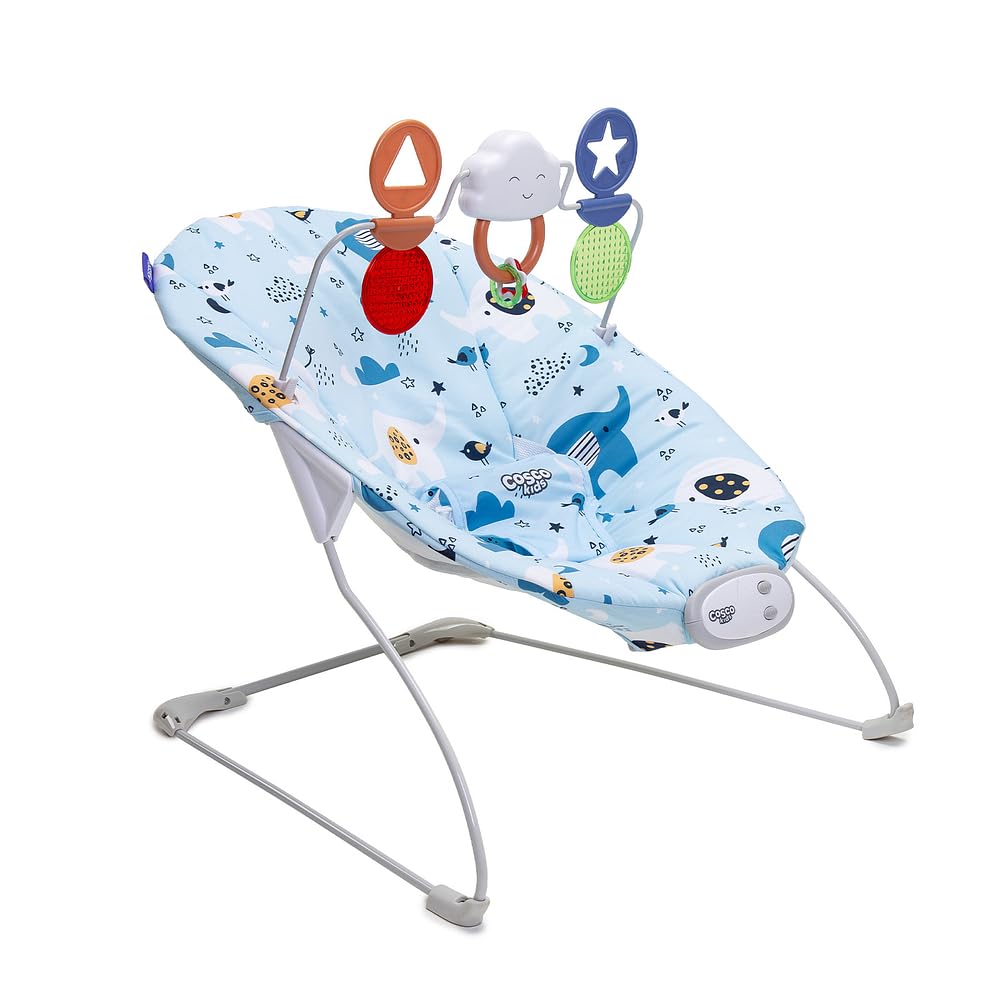 Bouncer Cosco Kids, Zeen, 0 a 13kg, Azul Elefante
