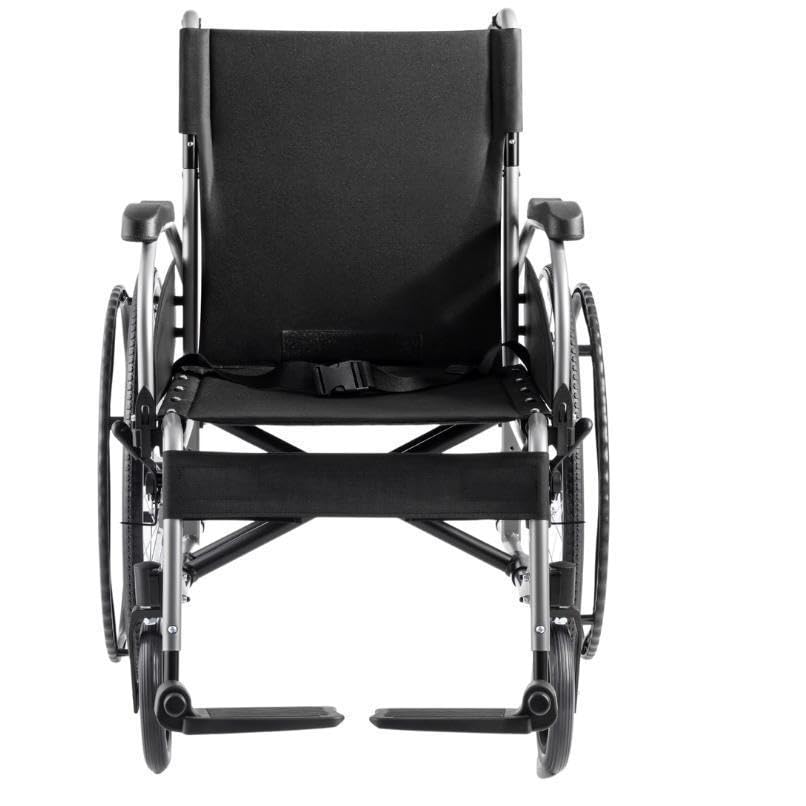 Cadeira De Rodas Alumínio Assento 48Cm Até 113 Kg Dobrável