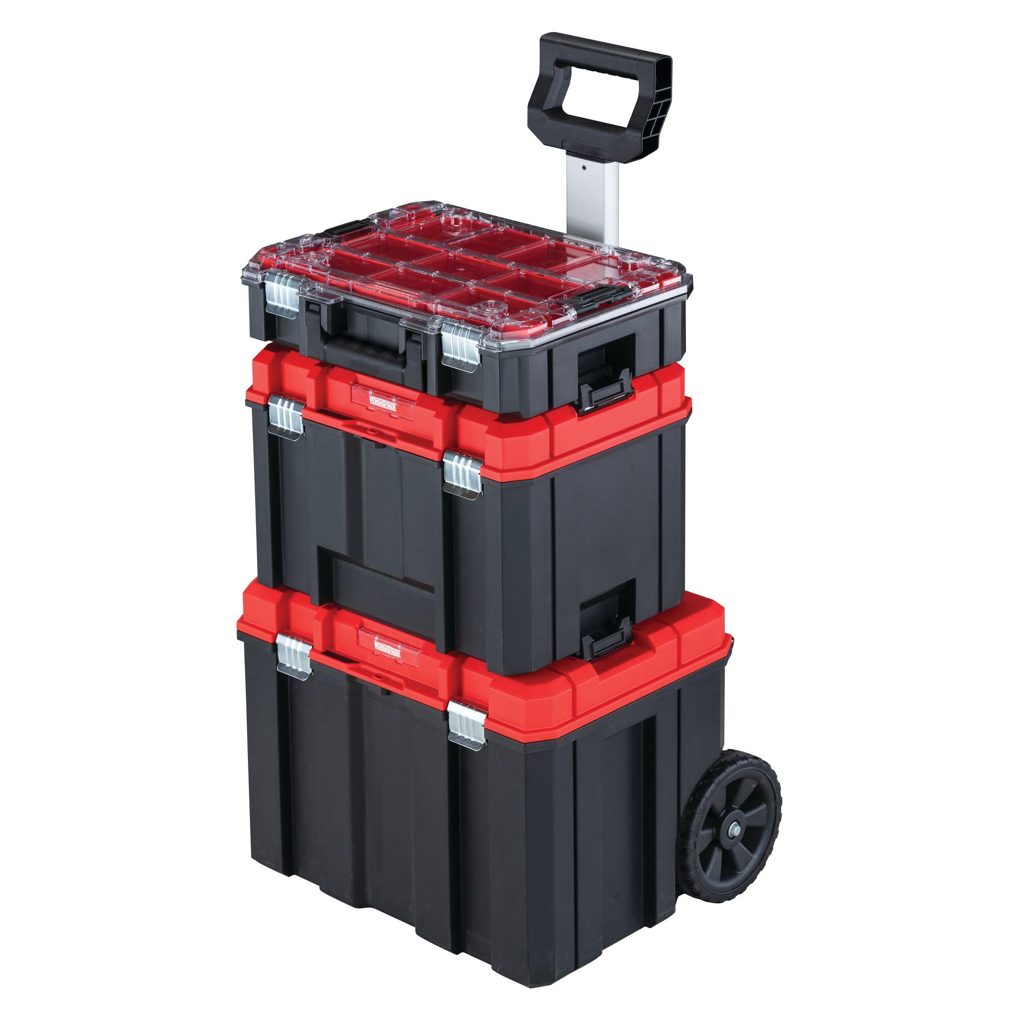 CRAFTSMAN VERSASTACK Caixa de ferramentas com trava de rodas de metal de 43,5 cm