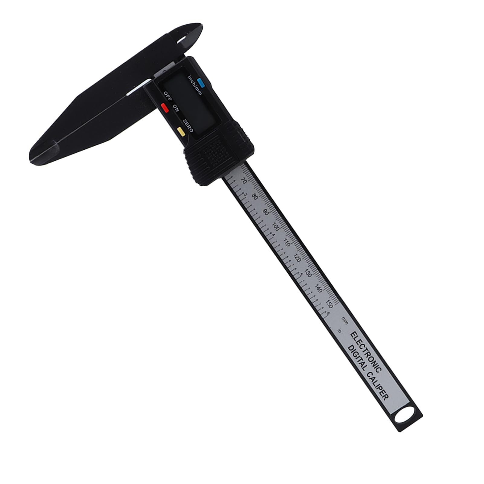 Ferramenta de medição eletrônica, calibrador Vernier, calibrador digital eletrônico de 150 mm/300 mm, régua digital portátil para casa de fazenda (calibre de carbono de mandíbula longa de 150 mm)