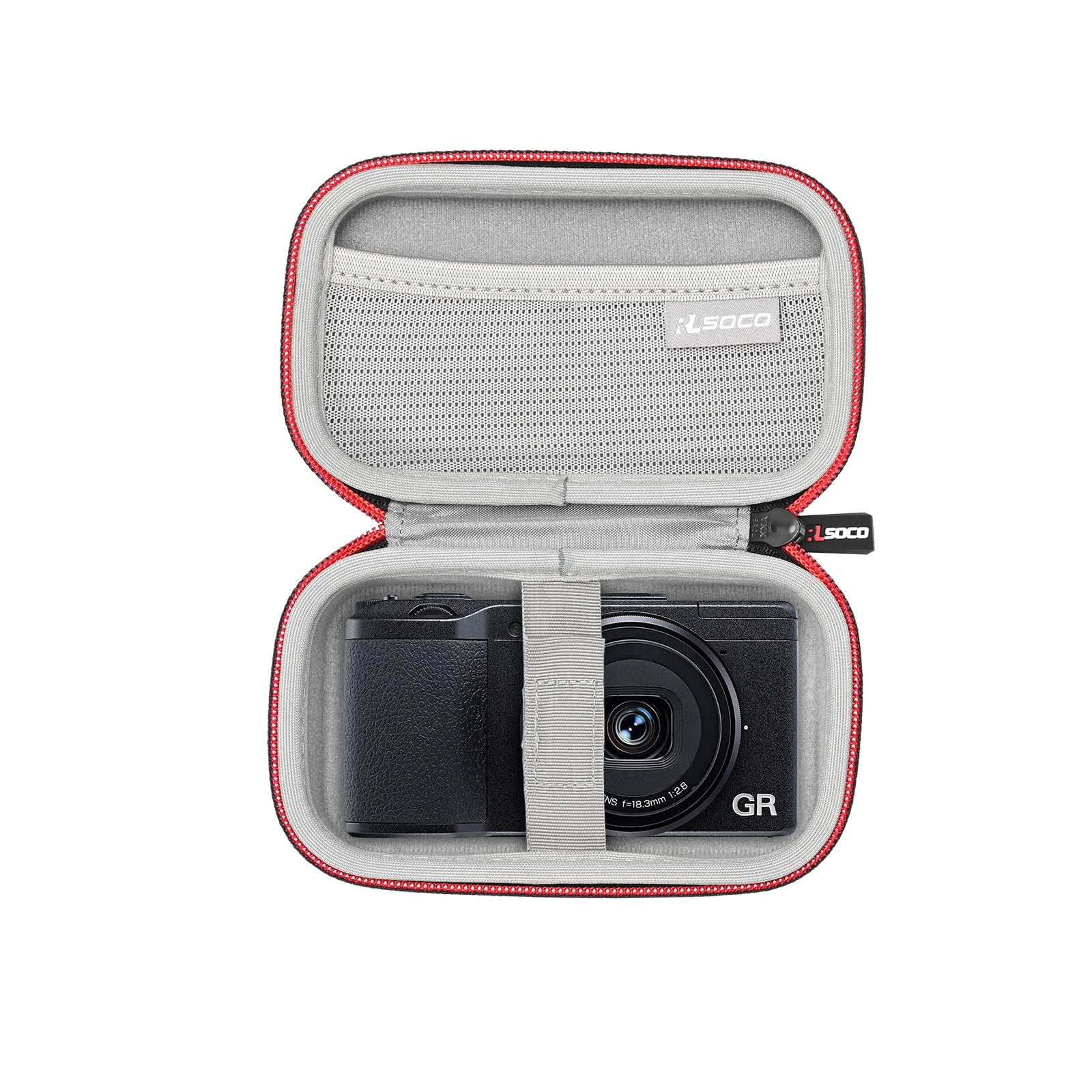 RLSOCO Estojo Rígido Para Câmera Digital Compacta Ricoh Gr Iiix Urban Edition/Gr Iiix/Gr Iv/Gr Iiix Hdf/Gr Iii Diary Edition | Design Compacto Com Zíper Ykk E Proteção Contra Arranhões