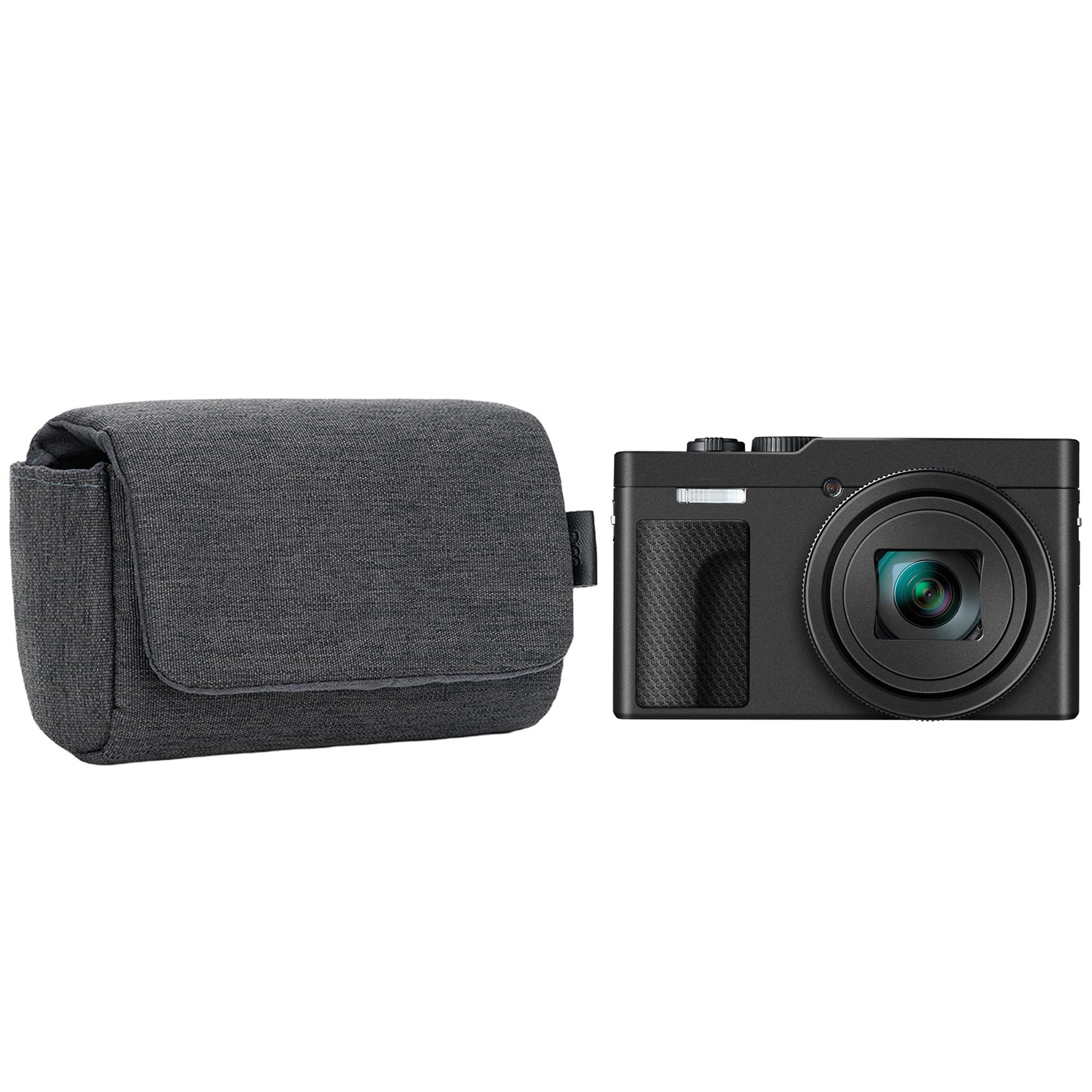 KIWIFOTOS Estojo Para Câmera Digital Ricoh Gr Iii Gr Iv Lumix Zs99 Canon Sx740 G7X Iii Sony Zv-1 Ii Rx100 Vi Kodak Fz45 Fz55 Snapic A1 - Bolsa De Viagem Para Câmera