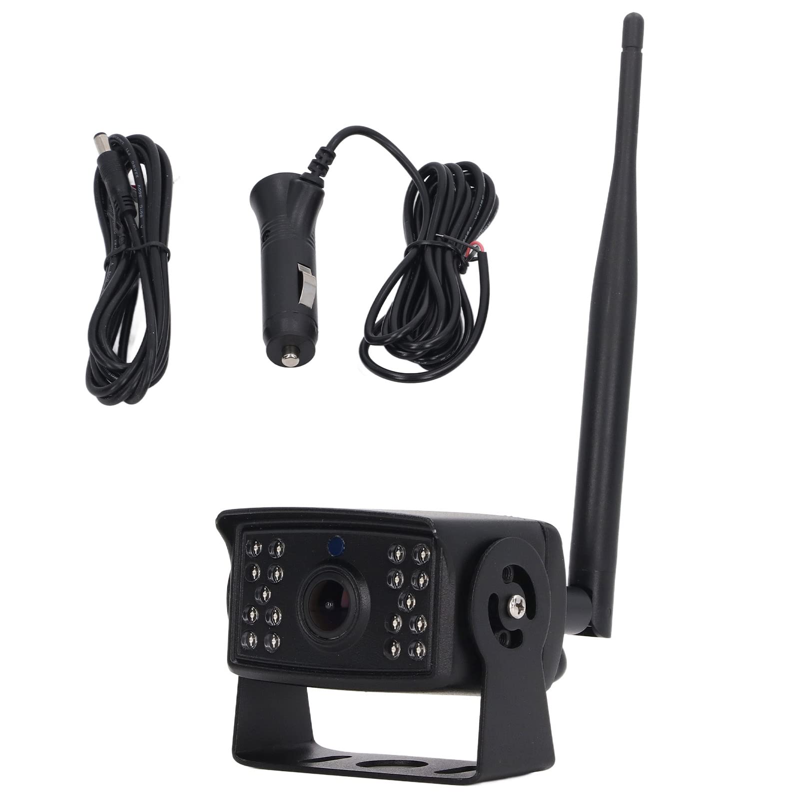 Kit de câmera de backup Brilluxa, câmera de ré sem fio com visão traseira, de monitor WiFi DC12-24V IP67 à prova d'água para ônibus de caminhão RV