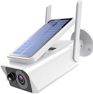Câmera de Segurança Wi-Fi Energia Solar ou Bateria, Full HD, Visão Noturna, Sensor de Movimento, Áudio Bidirecional, Monitoramento Remoto, à Prova d’Água, App, Alerta Inteligente