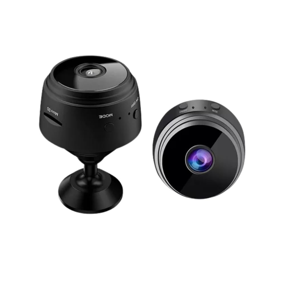Câmera Espiã Mini Wi-Fi 1080p com Visão Noturna A9 | Sensor de Presença, Ângulo de 150°, Suporte Micro SD 128GB, Bateria de 50 Minutos, iOS e Android