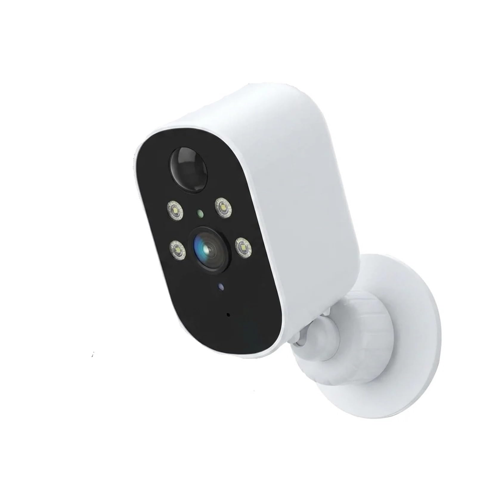 Câmera de segurança externa movida a energia solar 2K, câmera CCTV IP 2.4G WiFi com detecção humana AI, câmera de vigilância com bateria recarregável à prova d'água e visão noturna(100V-240V EU Plug)