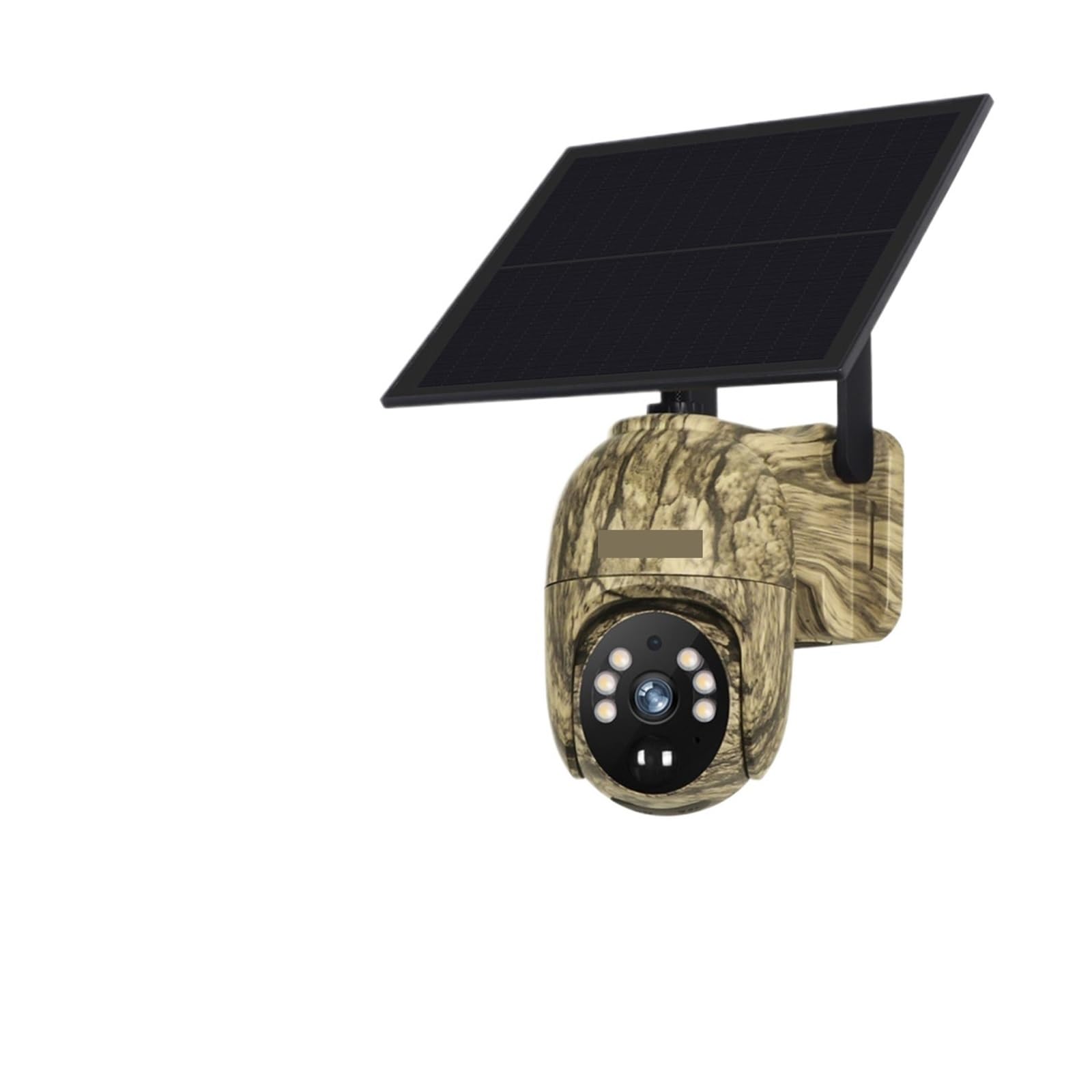 Câmeras de segurança solar 2K 4G WIFI externa 360 ° Visualização ao vivo Monitoramento de animais Camuflagem colorida Bateria PTZ Cam(4MP 4G No Card)