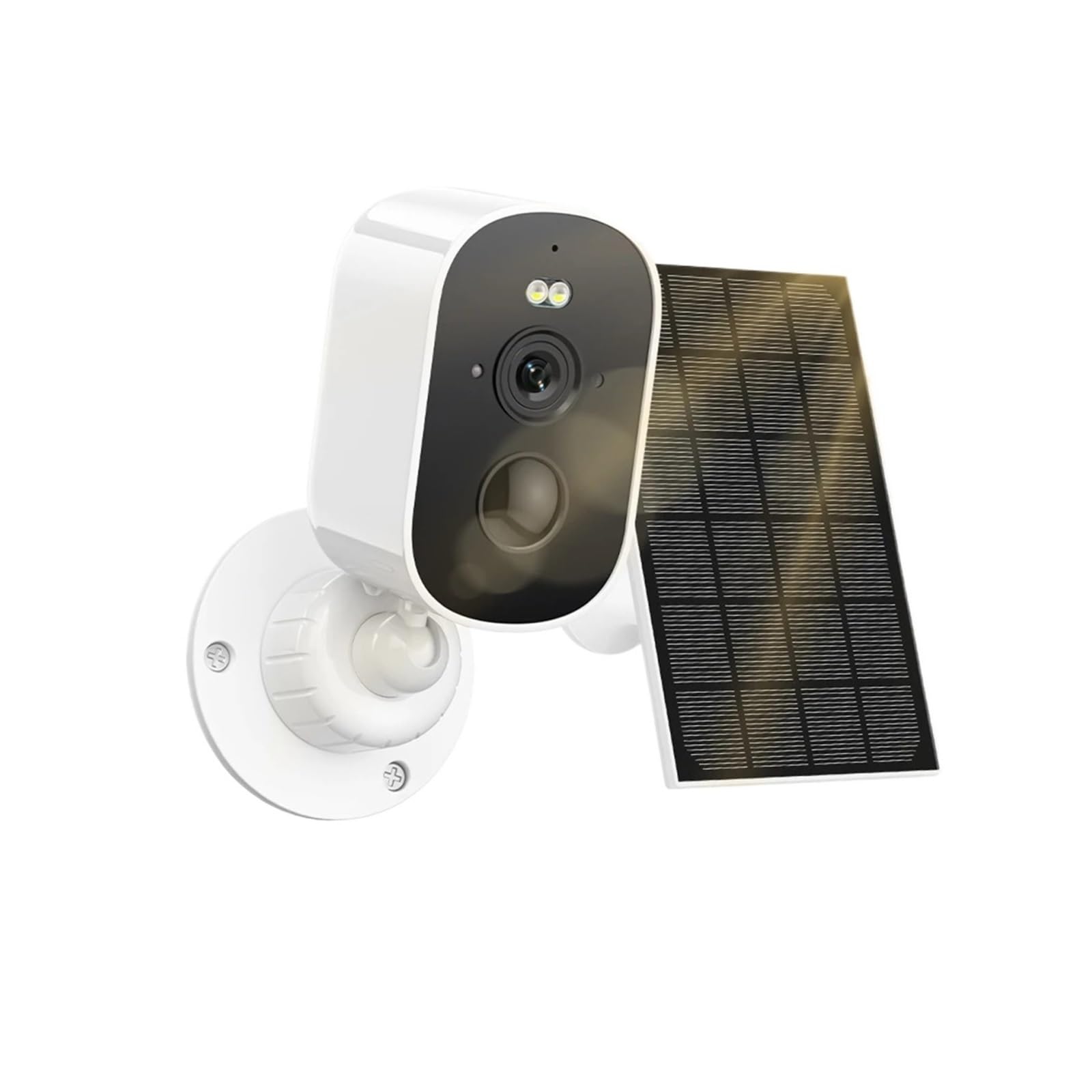 Câmera de vigilância solar externa, 5mp, wi-fi, câmera solar embutida, bateria de 4800mah, 2mp, zoom digital 5x, aplicativo icsee, segurança(5MP Add 128G Card)