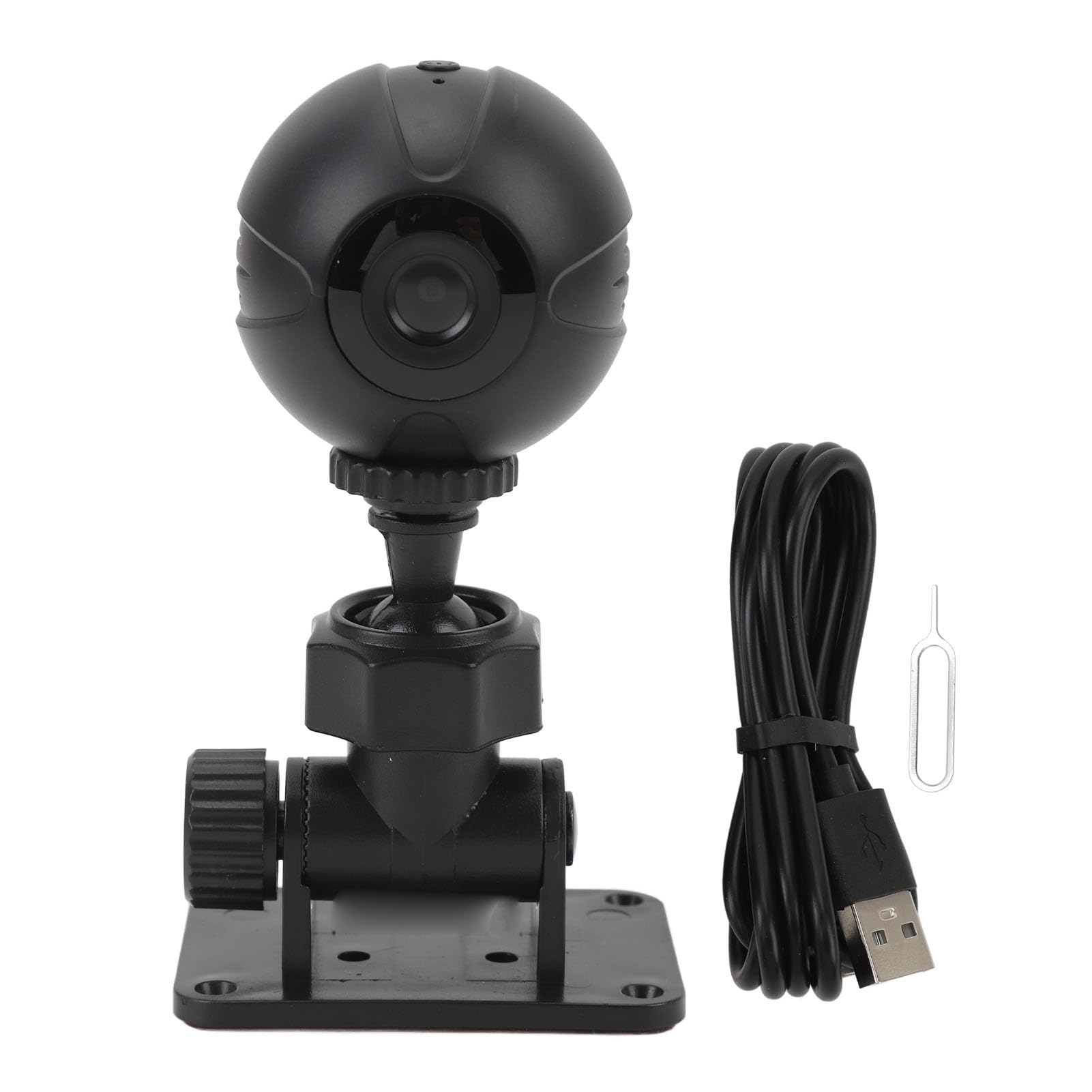 Generic Câmera de Segurança Pequena, 1080P Sem Fio WiFi Visão Noturna Detecção de Movimento Pan Tilt Com Sensor CMOS de Bateria de 400mAh, para Uso Doméstico Interno e Externo