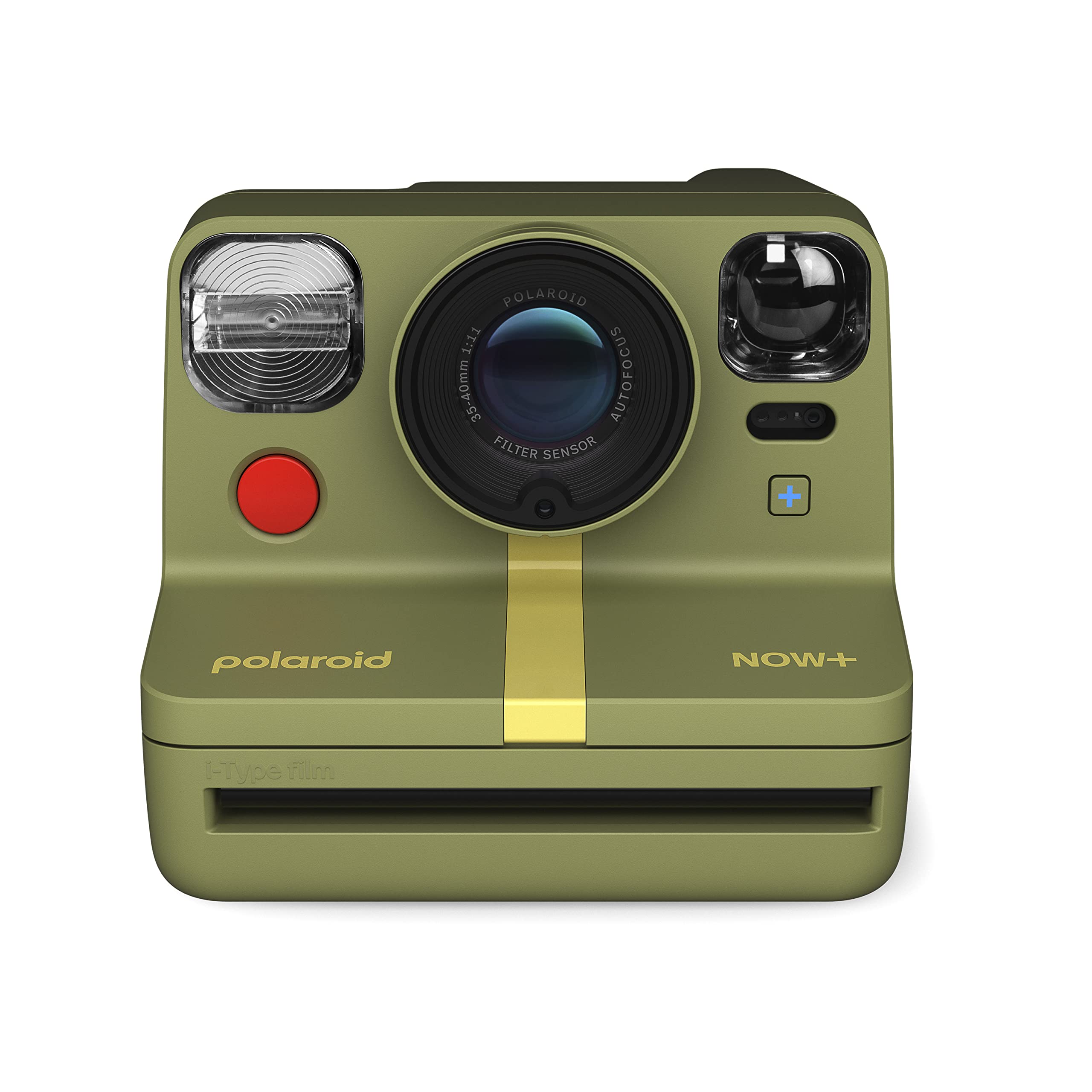 Polaroid Now+ 2ª Geração I-Type Câmera Instantânea Bluetooth Conectada App Controlado - Verde Floresta (9075) | Forest (9075), controlado por aplicativo Ted