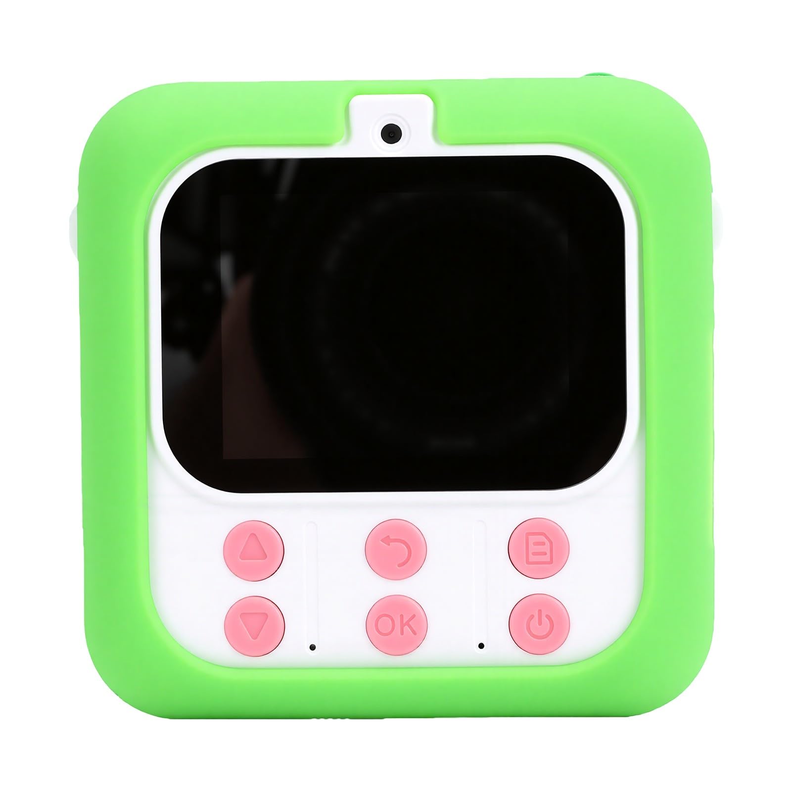 Asixxsix Câmera infantil com impressão instantânea, câmera digital de 48MP com vídeo HD 1080P, tela de 2,4 polegadas, cartão de memória de 32GB, zoom digital de 10x