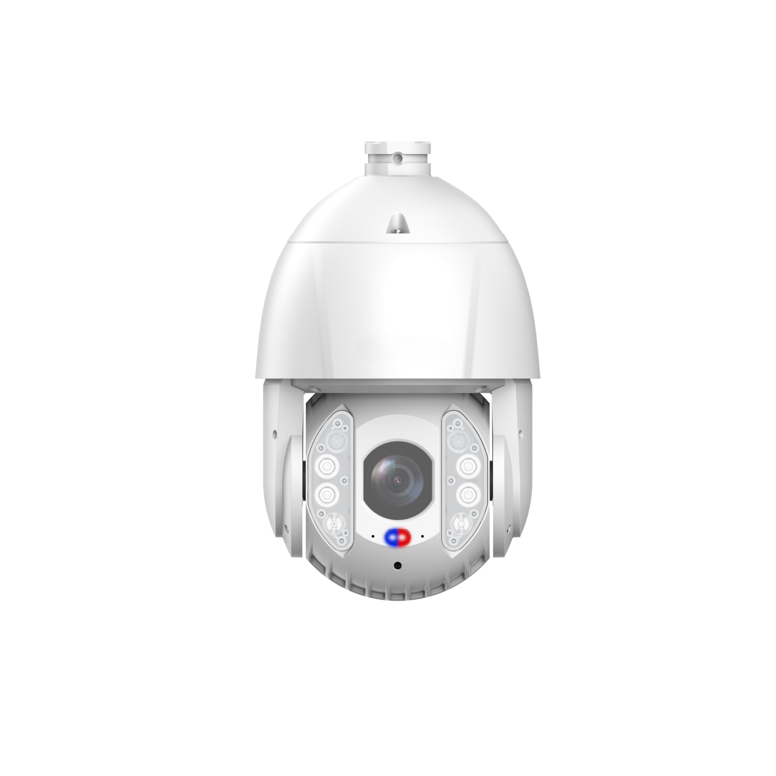 EmpireTech Câmera IP POE PTZ 2MP 45x Smart Dual Illumination Wired PTZ, microfones duplos integrados e um alto-falante para conversas bidirecionais, PTZ6C2M-45X-AI