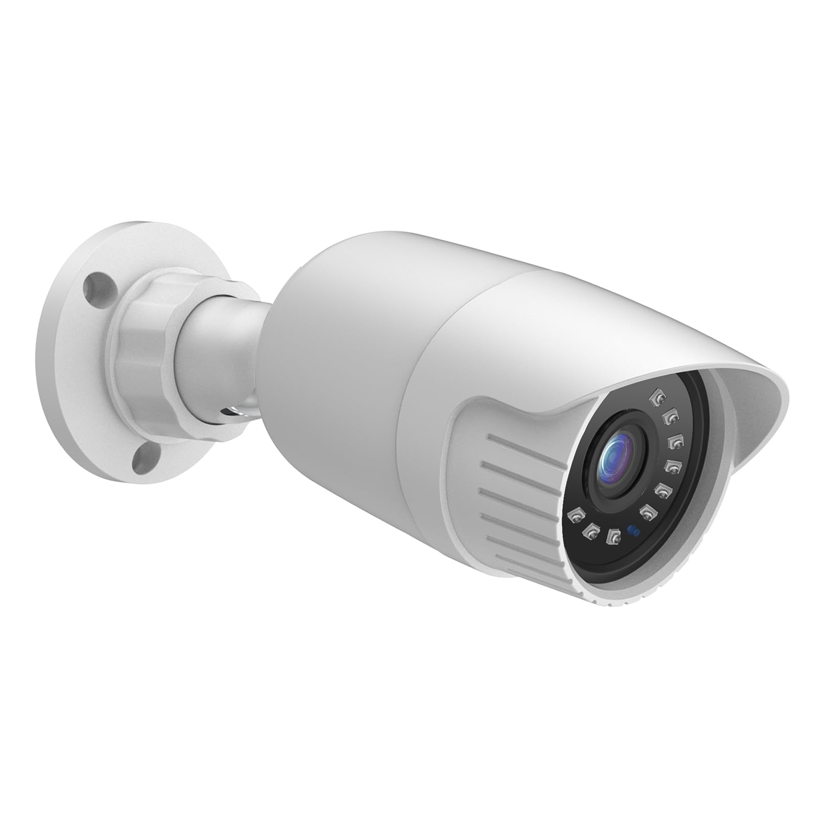 Câmera Bullet IP PoE de 4 MP, câmera de segurança IP externa, interna, com fio, visão noturna, 19,8 m, detecção de movimento humano, IP66 à prova d'água, lente de 2,8 mm, gravação 24/7, caixa de