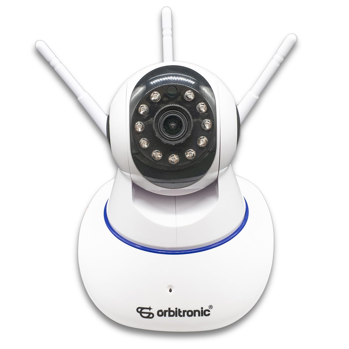 Câmera Segurança 3 Antenas Robo Baba Pet Ip Onvif Wifi Noturna Orbitronic