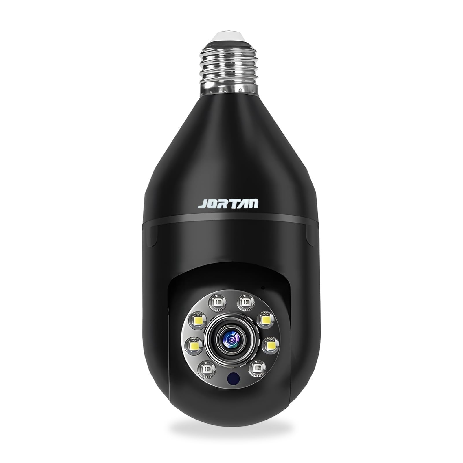 Câmera de Vigilância Wi-Fi 360°, Uso Interno/Externo, Estilo Domo, 1080p HD, Sensor de Movimento, Monitoramento Residencial/Bebê/Pet, O19-preto, Sem fio/Com fio, Áudio Bidirecional