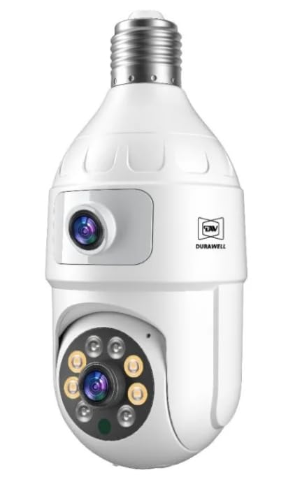 Câmera de Segurança Inteligente WiFi Full HD SINPO JT-9696 | Visão Noturna, Duas Lentes, Áudio Bidirecional, Babá Eletrônica e Monitoramento de Pets | Compatível com App Yoosee Homologada Anatel