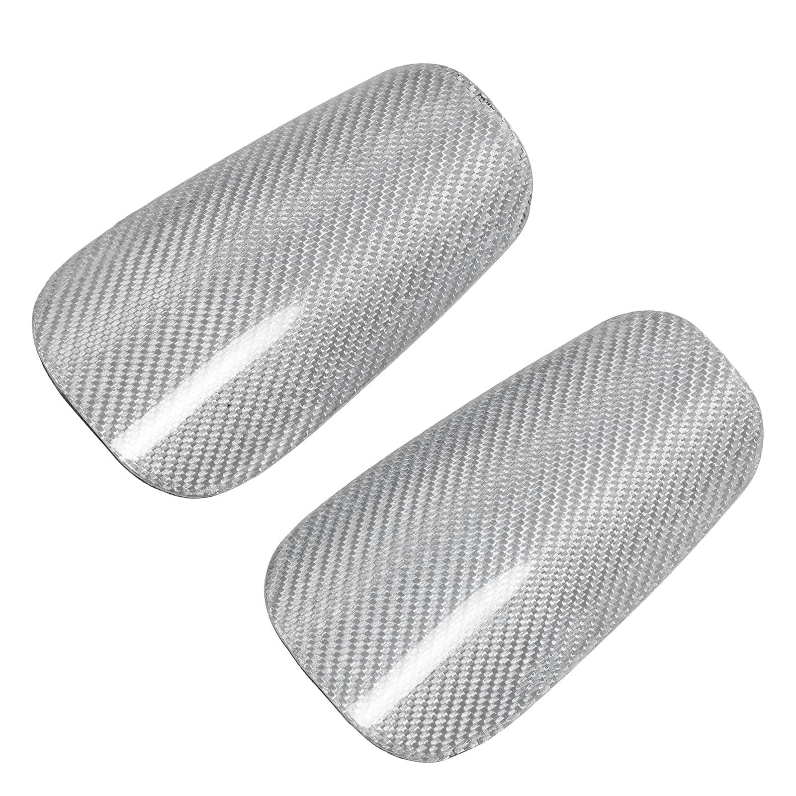 RiToEasysports Caneleiras de Futebol, 2 Peças, Fibra de Carbono, Eva, Esponja, Com Caixa de Armazenamento, Absorção de Choque Profissional para Jovens, Crianças, Futebol