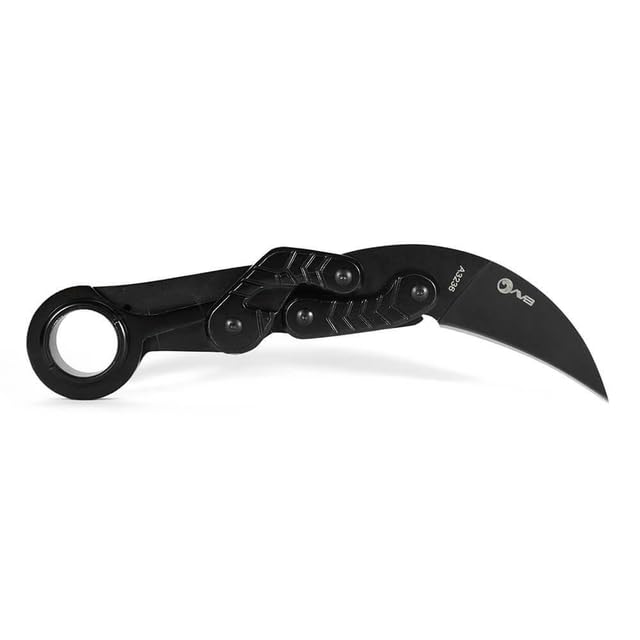 AVB Canivete Dobrável A3236, Aço Inoxidável 420, 19cm Aberto, Preto