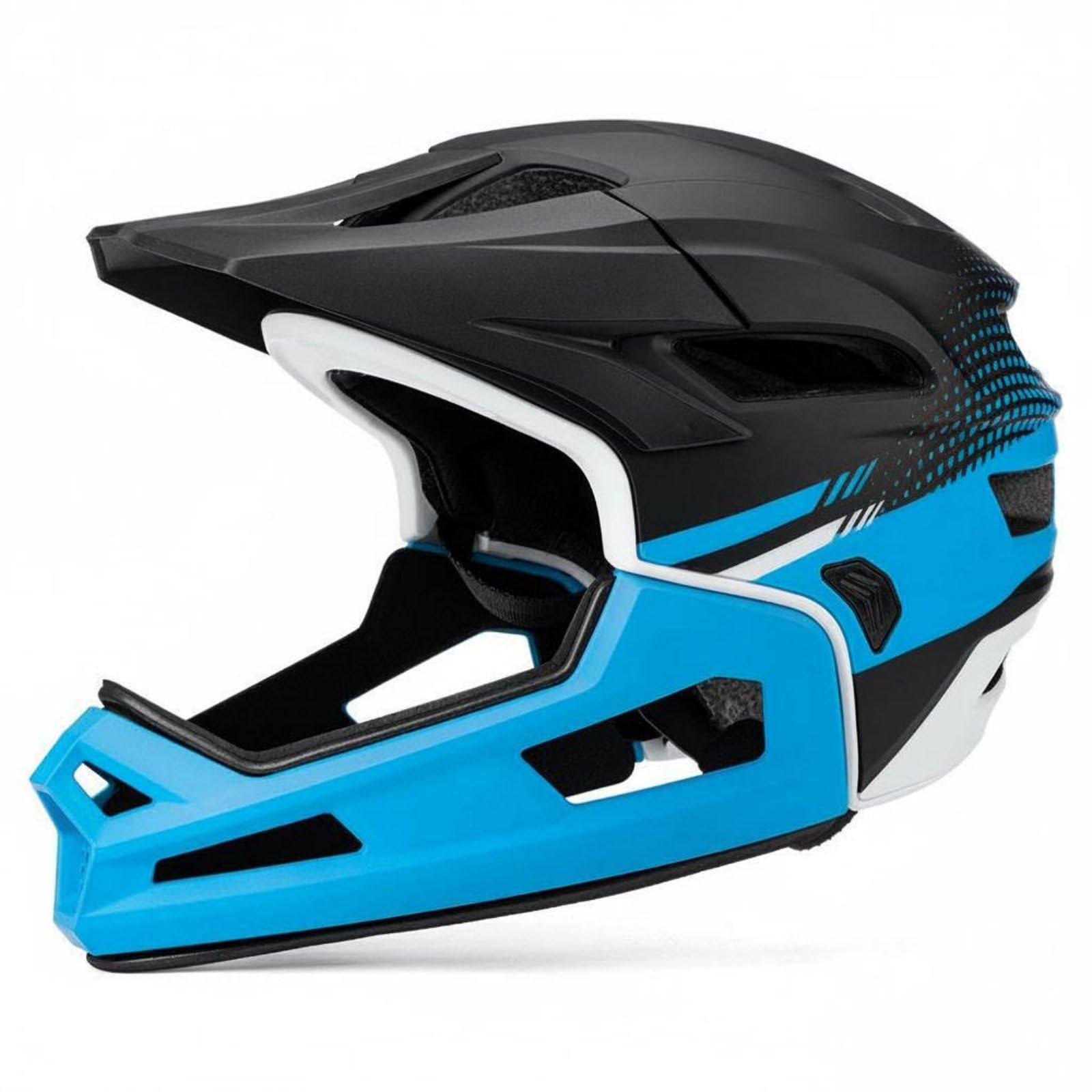 rockible Capacete Modular Conversível Headgear para Mountain Bike com Queixeira Removível, Leve (500g), Ventilado (15 unidades), Ideal para Trilhas Downhill,
