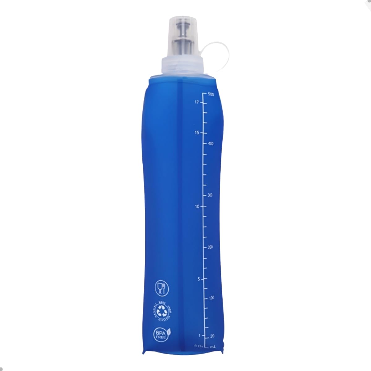Garrafa Soft Flask 500ml Squeeze Dobravel Bike Corrida