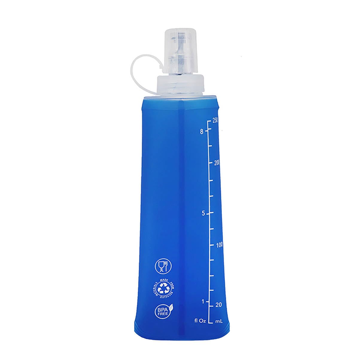 Garrafa Dobravel Soft Flask 250ml Squeeze Run Running Corrida Bike | Dobrável