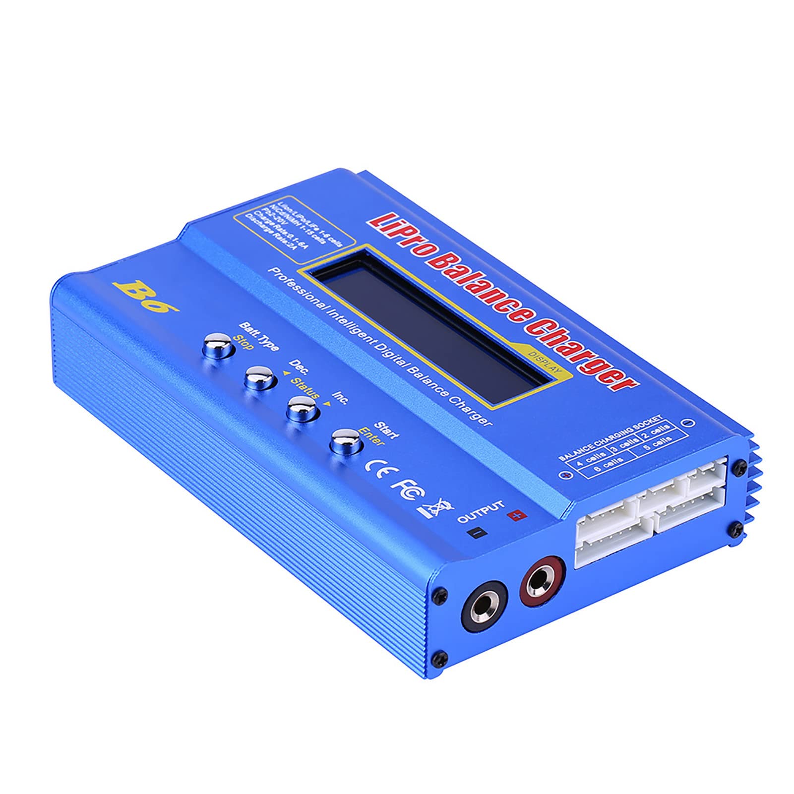 Generic Ferramenta de Carregamento Inteligente de Carregador Balanceado Digital RC para Baterias de Lítio, Balanceador de Bateria de Lítio Autônomo para Controle Profissional Em Software (Com plugue