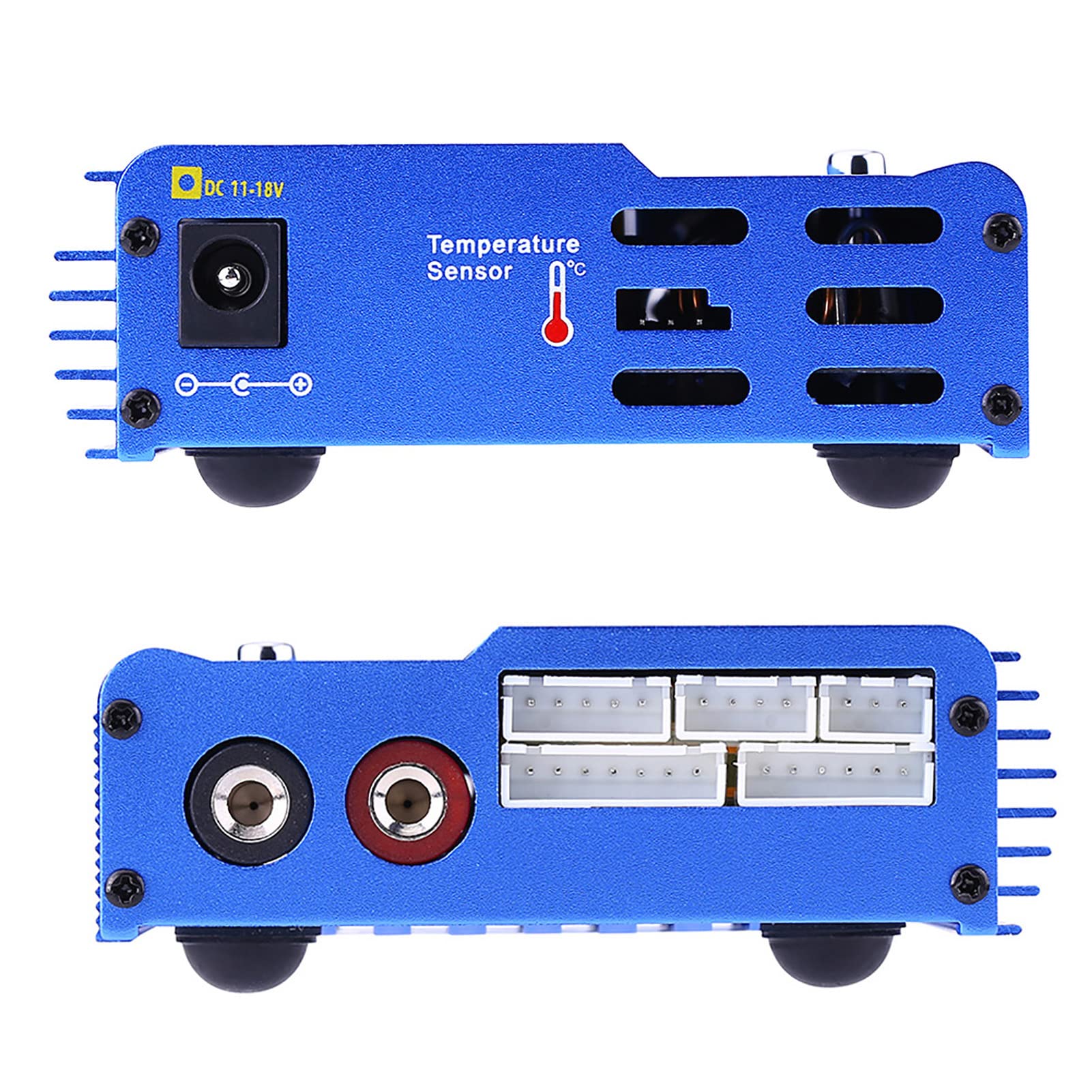 Carregador digital balanceado de bateria RC Lipo, ferramenta de carregamento rápido para controle profissional em software, adequada para várias baterias de lítio, com cabos, acessório de