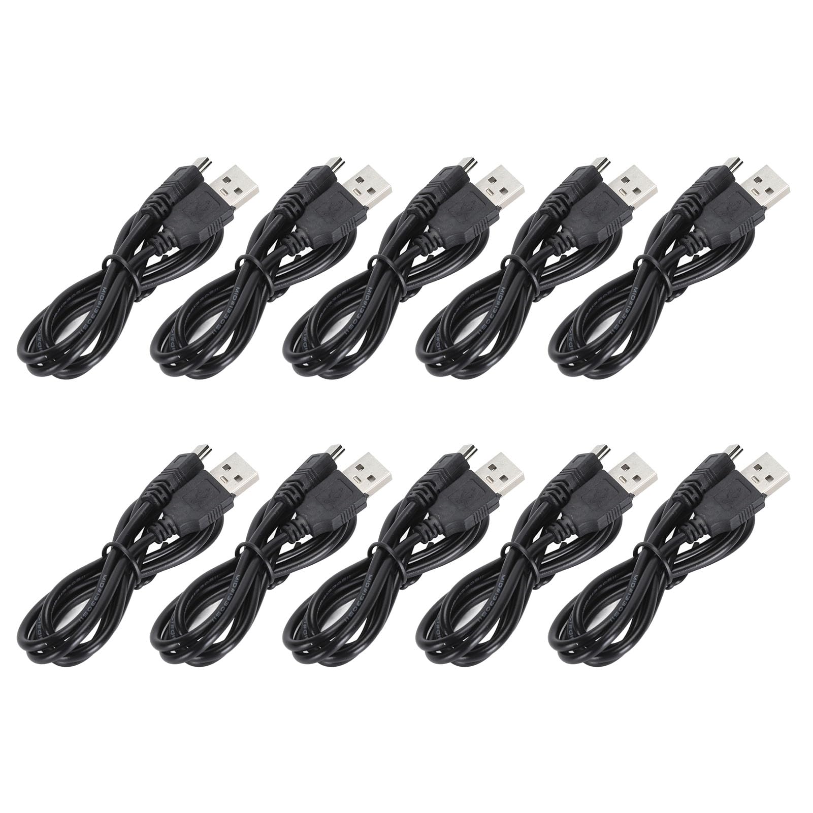 Cabo carregador de controle PS3 de alta velocidade 480Mbps USB 2.0 para controles de movimento PS3 Slim PS com 1 m de comprimento, material ABS PVC durável
