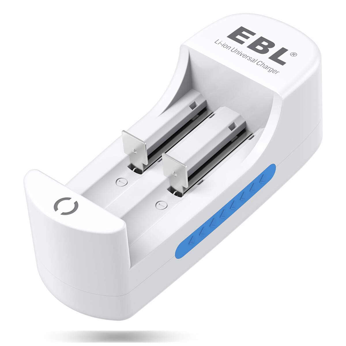 EBL 18650 Carregador de pilhas, carregador de baterias recarregáveis para lítio de 3,7 V IMR 10440 14500 16340 18650 RCR123A