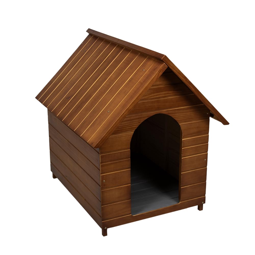Beethoven Agropet Casa Casinha De Cachorro em Madeira Pintada Grande N5 (Cerejeira)