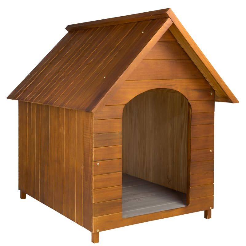 Beethoven Agropet Casa Casinha De Cachorro em Madeira Pintada Extra Gigante N7 (Cerejeira)