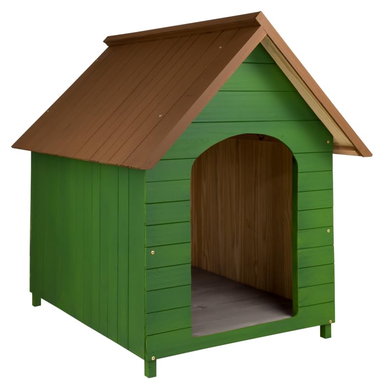 Beethoven Agropet Casa Casinha De Cachorro em Madeira Pintada Gigante N6 Cor Verde