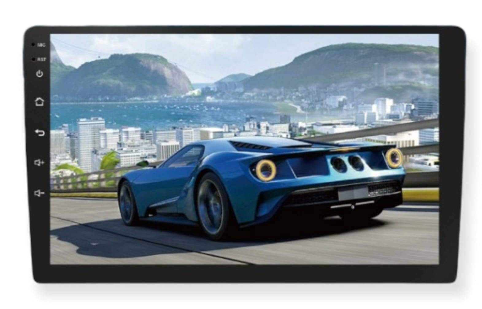 Aparelho de Som Automotivo MP5 Central Multimídia Universal Android 8.1 Tela 9" HT-9122 capta rádio FM entradas USB SD Card Auxiliar Bluetooth Espelhamento sem fio