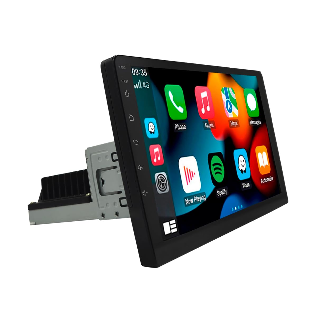 CENTRAL MULTIMÍDIA ANDROID 13, 1 DIN TELA IPS 7" FULL TOUCH, 2/32GB, USB, SD, AUX, BLUETOOTH, ESPELHA ANDROID E IOS, CARPLAY E ANDROID AUTO CONECTIVIDADE COM OU SEM FIO