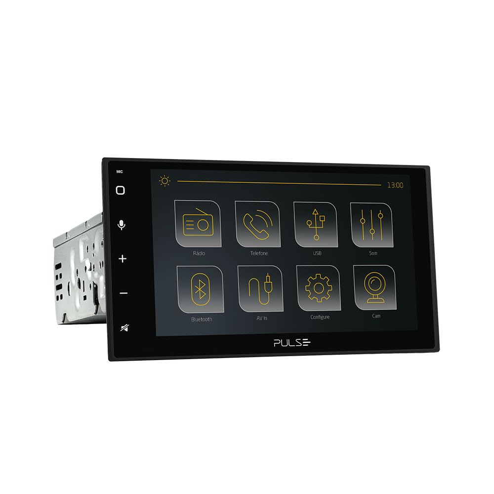 Central Multimidia Receiver Full Touch 6.8 pol Bluetooth Apple CarPlay/Android Auto - PS01AC