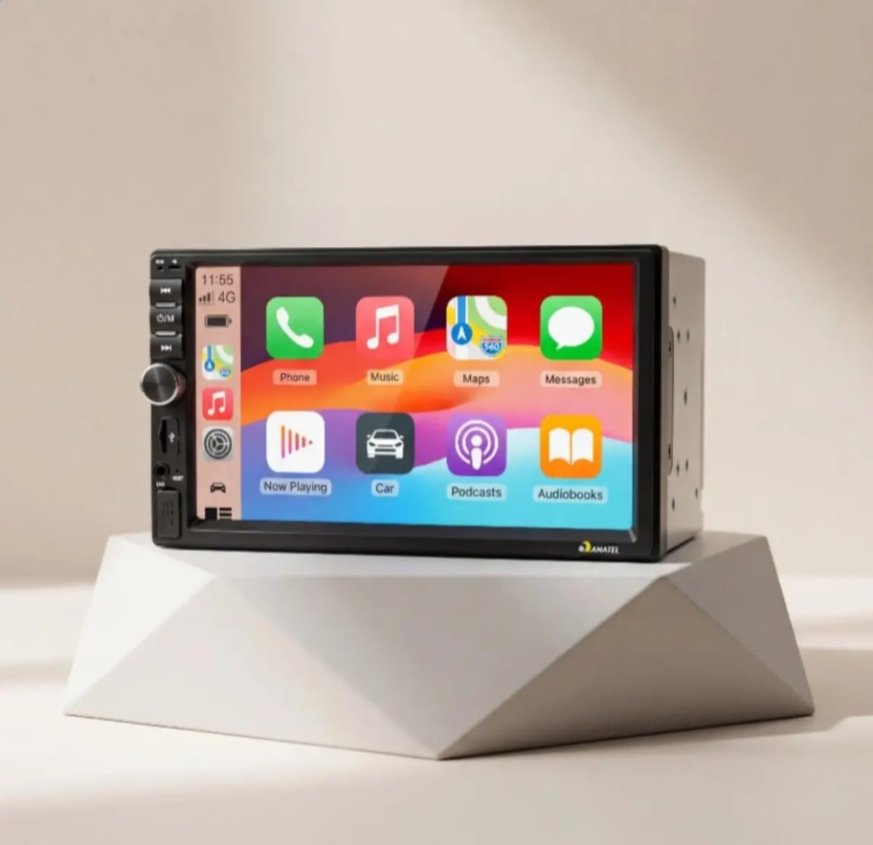 Central Multimidia 2 Din 7 P Carplay E Android Auto Sem Fio