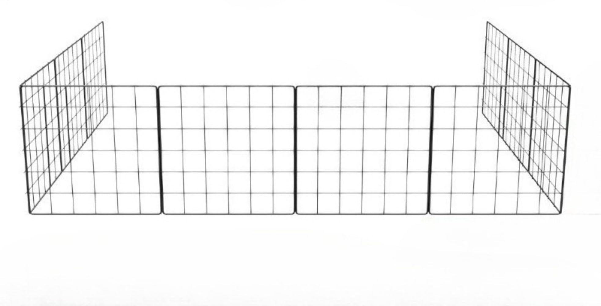 Cercado Pet Dobrável Aço Portátil para Cães Gatos(Branco,10 Telas 30x30) | Cercado dobrável em aço montagem fácil portátil uso interno externo para pets pequenos e médios