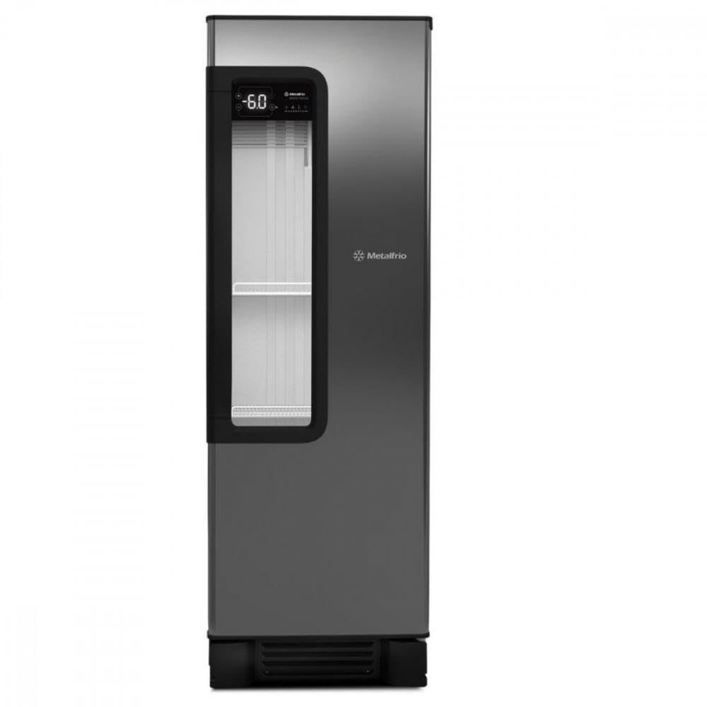 Cervejeira Vertical Metalfrio Beer Maxx 250 No-frost 256l Preto/inox 220v