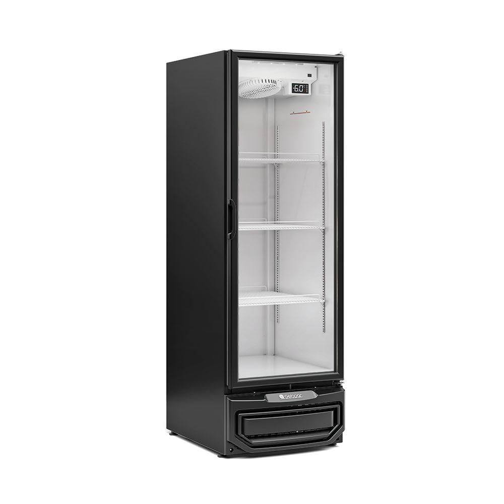 Cervejeira GRB-57PV PR Porta de Vidro Duplo Temperado Frost Free Capacidade 570 L Iluminação em LED Gelopar 110V