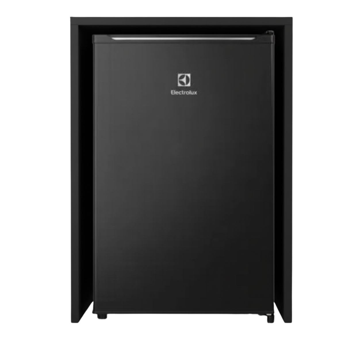 Nicho Aparador Frigobar Cervejeira Bancada Mdf 90x61x45cm Preto
