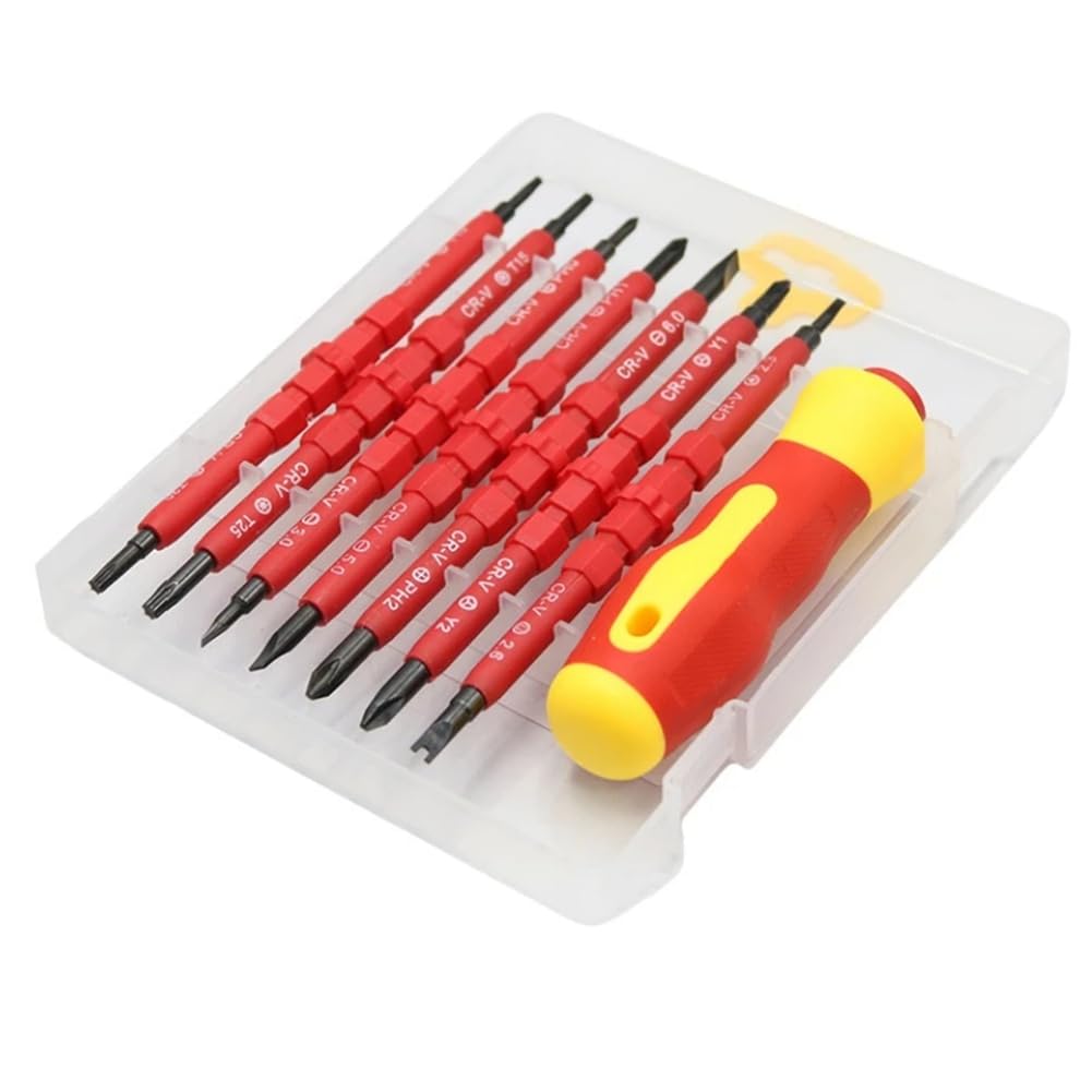 Conjunto de chaves de fenda isoladas 1000 V VDE para reparo elétrico profissional conjunto de 8 peças