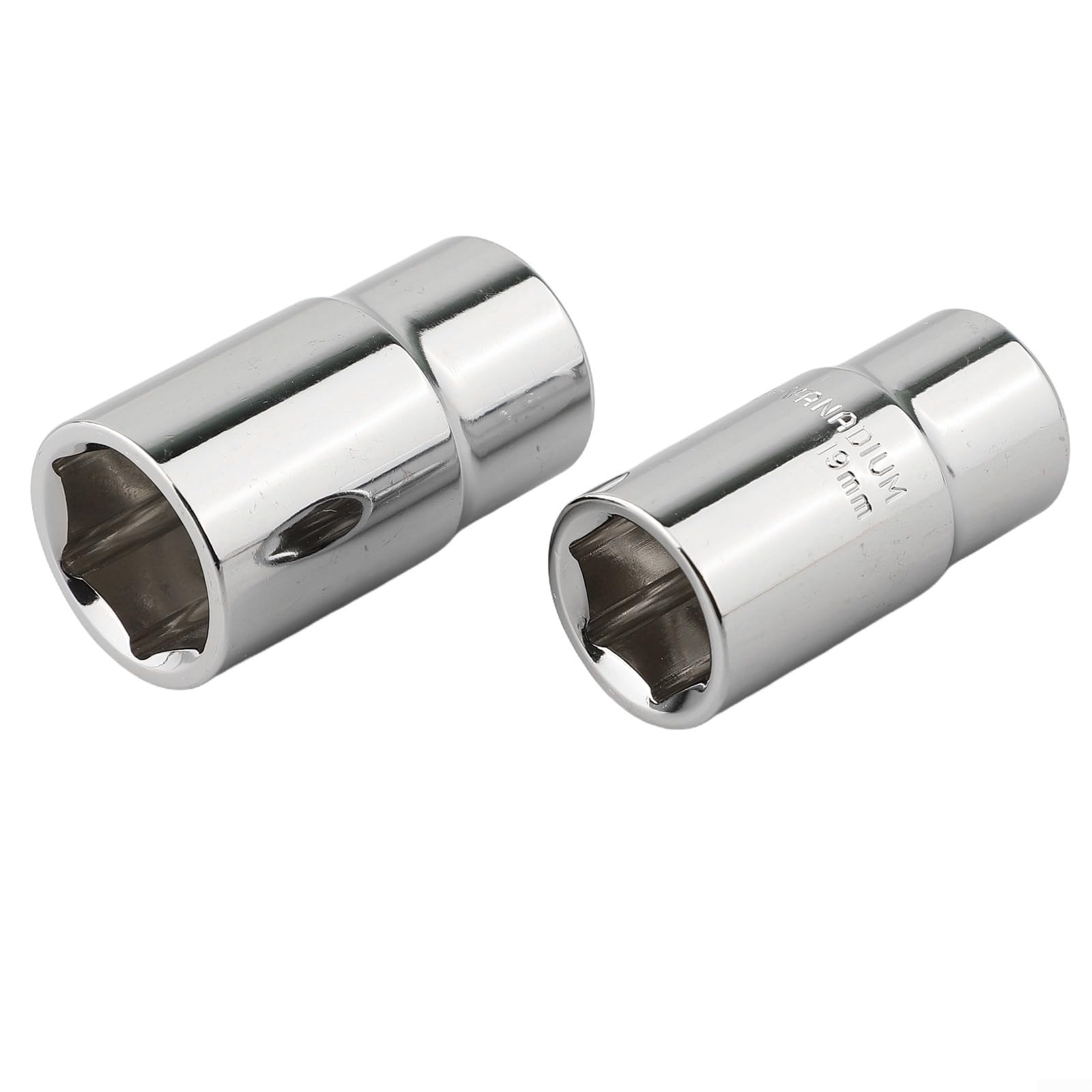 Chave de roda Telescópica Chave de roda 17/19 mm 21/23 mm Soquete - Ferro de pneu de aço carbono cromado (2 peças)