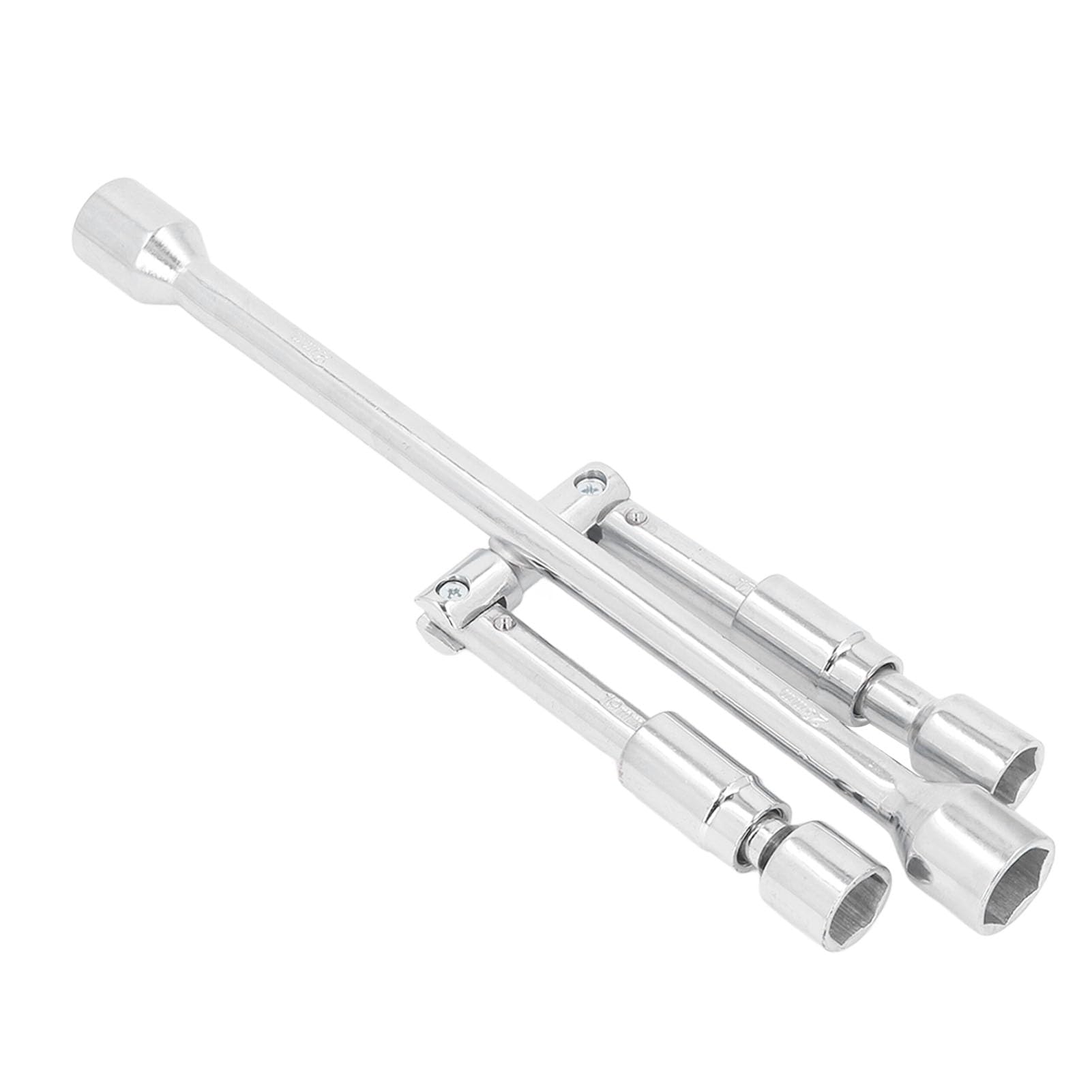 Keenso Chave de Roda Dobrável, Chave de Pneu Cruzada de 4 Vias de 14 Polegadas, de Roda Universal Colapsável para Carros, Caminhões, SUVs, RVs