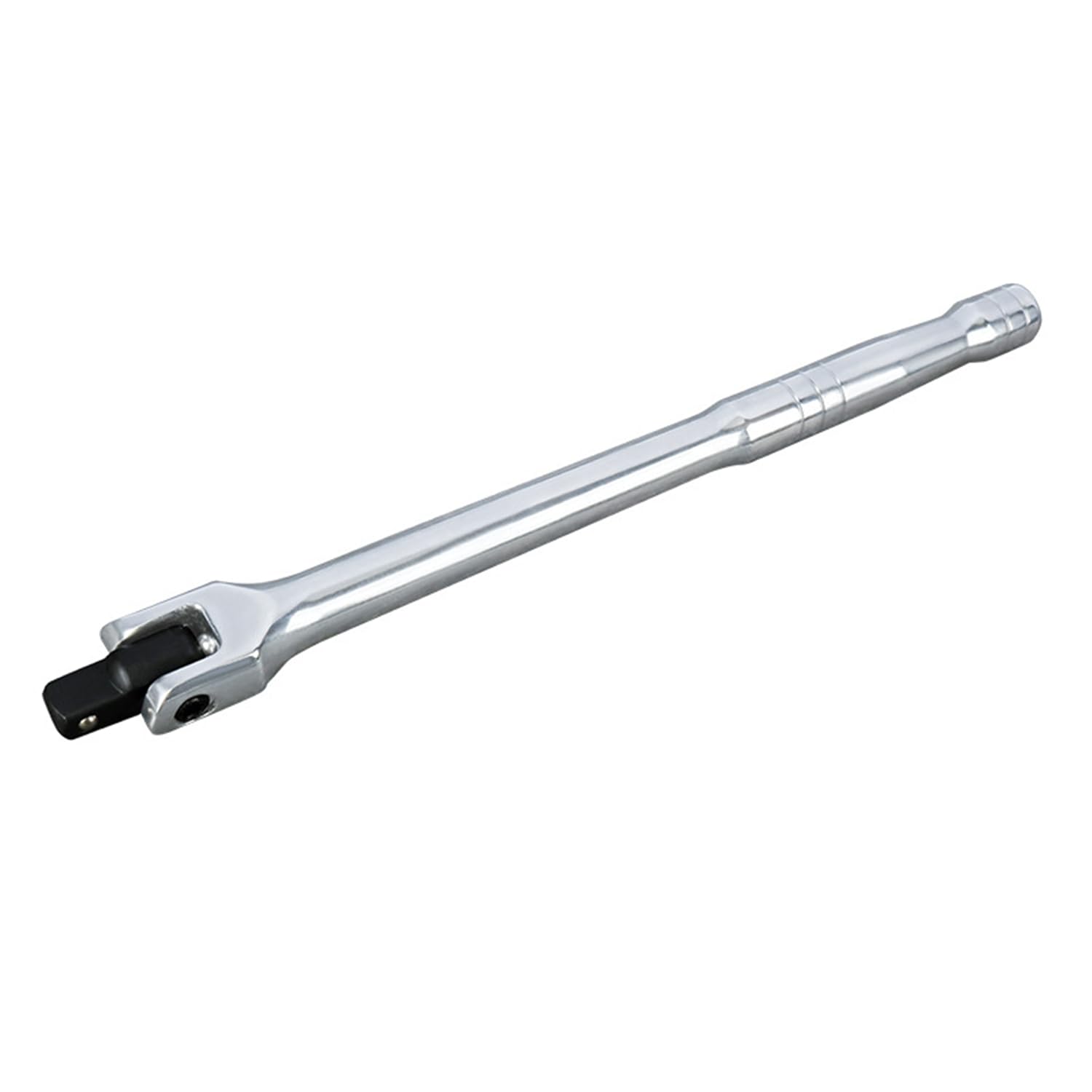 Chave De Roda Articulada 38cm Com Ponta Soquete 1 2 Crv Para Parafusos | Aço , Articulação 180°, Ampliado, Trava Esférica, Uso Profissional, prata, 18 Polegada