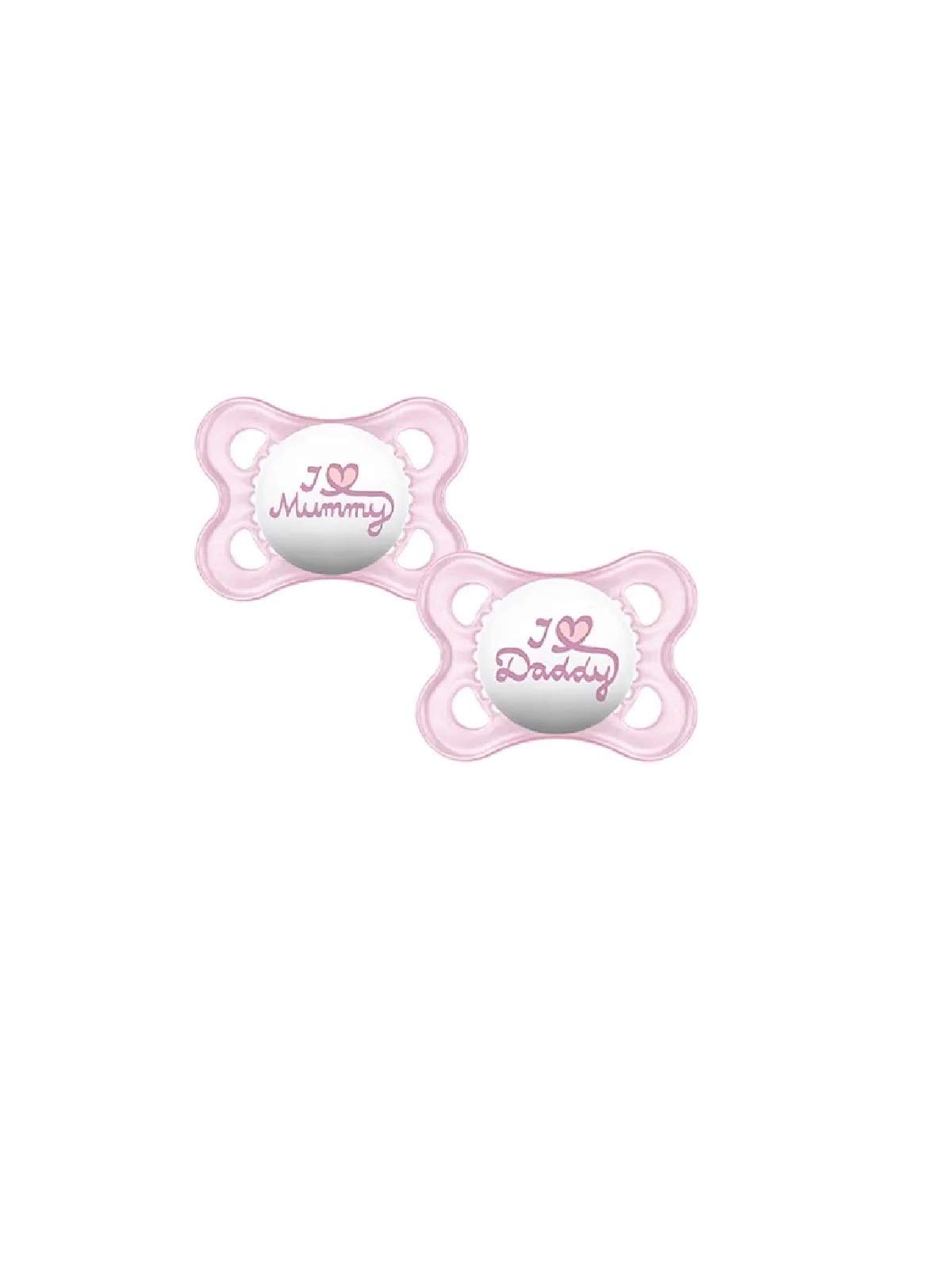 MAM Baby Kit Com 2 Chupetas Original Com Bico Simétrico de Silicone SkinSoft para Crianças 0-6 Meses Com Caixa Esterilizadora, Rosa e Neutra
