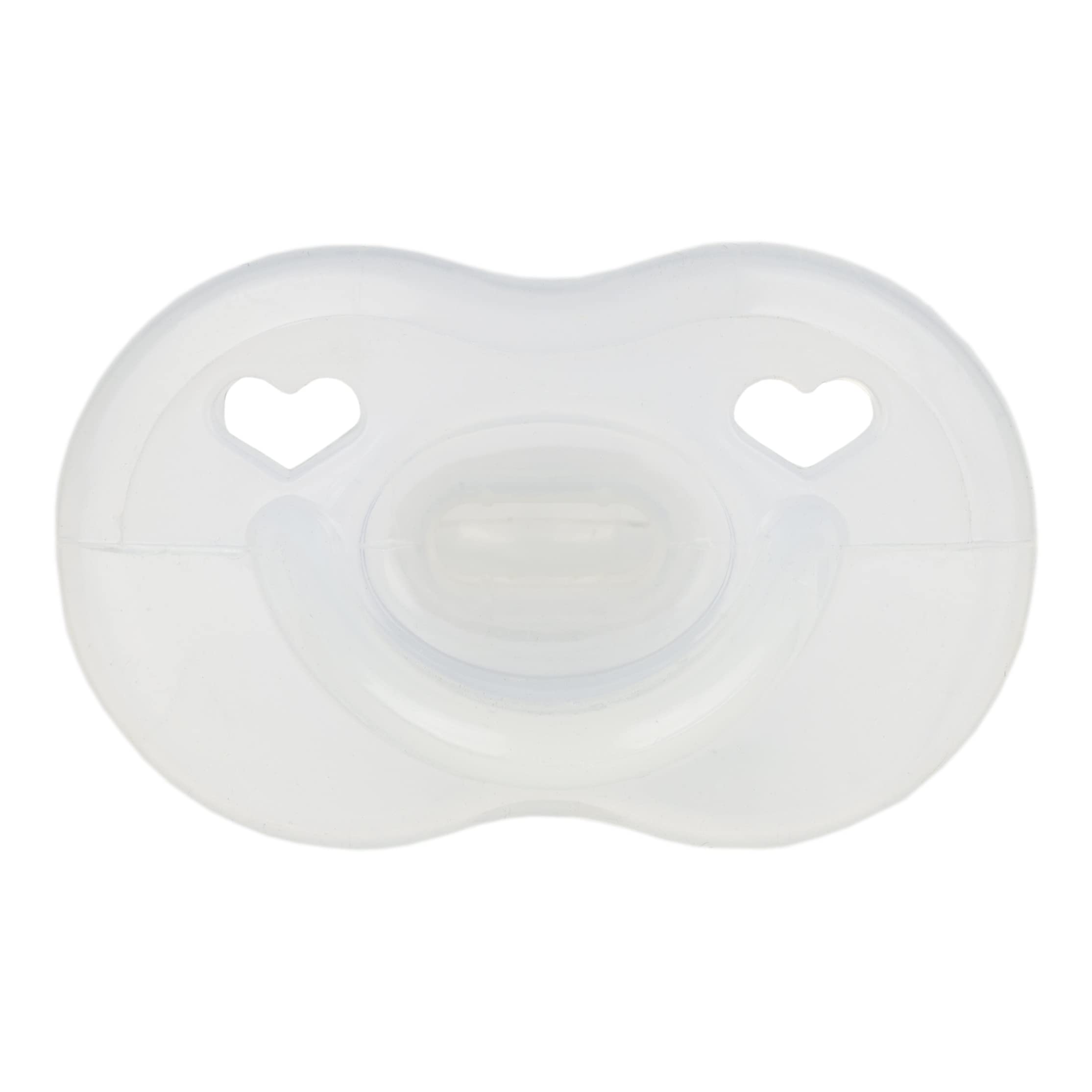 Prince Chupeta Oval Anatômica 100% Silicone + 6 meses Cristal