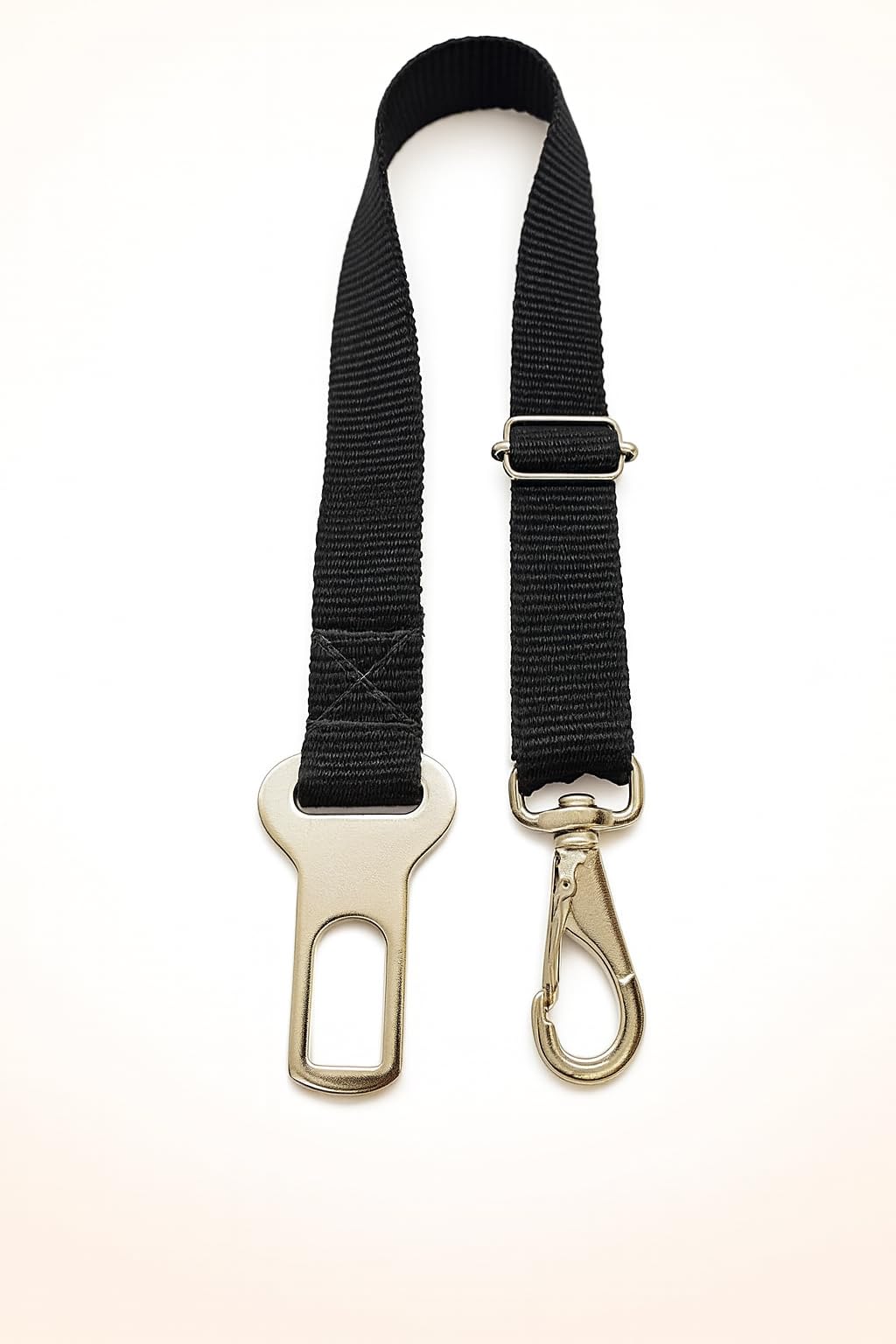 Cinto de Segurança para Cães PET Regulável Mosquetão com Trava em Aço Fita Nylon 20mm Encaixe Universal para Carro – Transporte Seguro e Confortável -SHACK